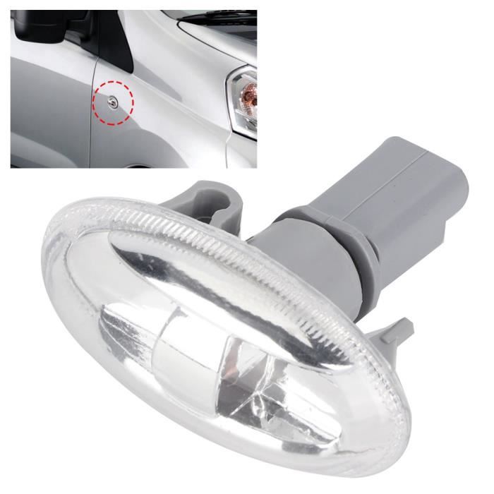 Feux De Position Latéraux Avant Pour BMW X6 (2008-2014) Et X5M (2010-2013), Réflecteurs Blancs, Lot De 2