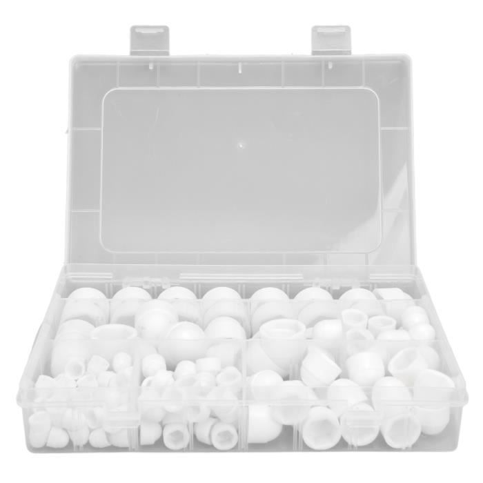 Lot 240 Capuchons Protection Graisseurs M6 M8 M10 – Anti-Poussière 4 Couleurs (Rouge, Bleu, Jaune, Transparent)