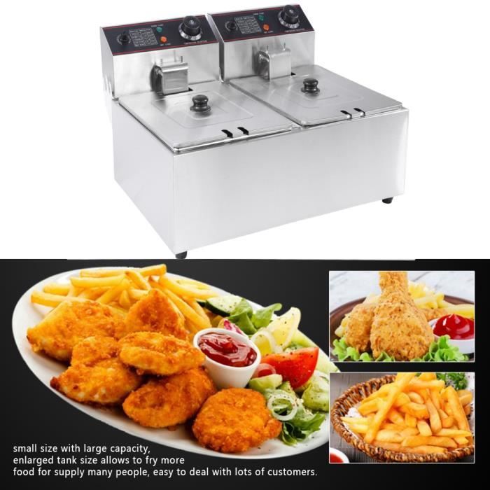 Friteuse Électrique Commerciale, Friteuse Électrique En Acier