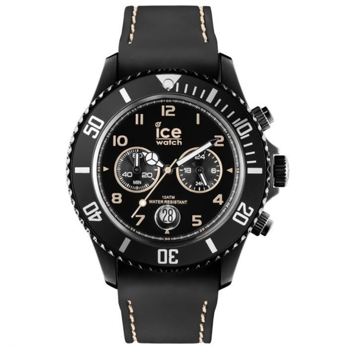 Montre Ice Watch CH.BBG.B.S.14 Montre Chrono noir Noir, Beige, Blanc,  Tendance - Achat/vente montre Homme Adulte Résine - Cdiscount