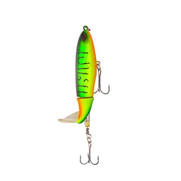 Leurre de pêche Rebel Crickhopper Popper 3/16 oz - Jaune/Noir