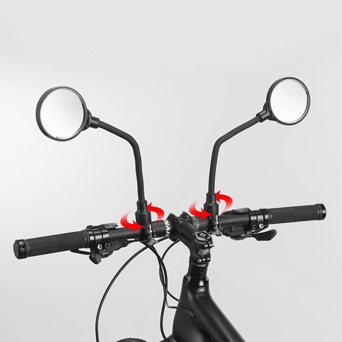 Ogquaton Vélo Rétroviseur Miroir de vélo de montagne Miroirs universels à 360 degrés pour équipement de vélo Créatif et utile