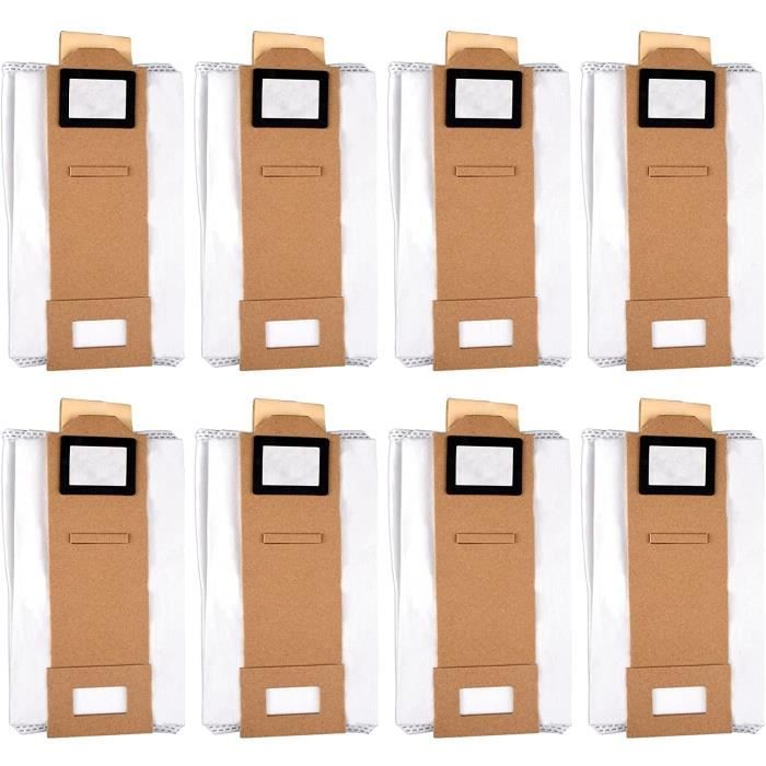10 Sacchetti Polvere Ricambio Per Xiaomi Roborock T7S, T7S Plus, S7, S7 Plus - Filtri Anti-Polvere Per Aspirapolvere Robot