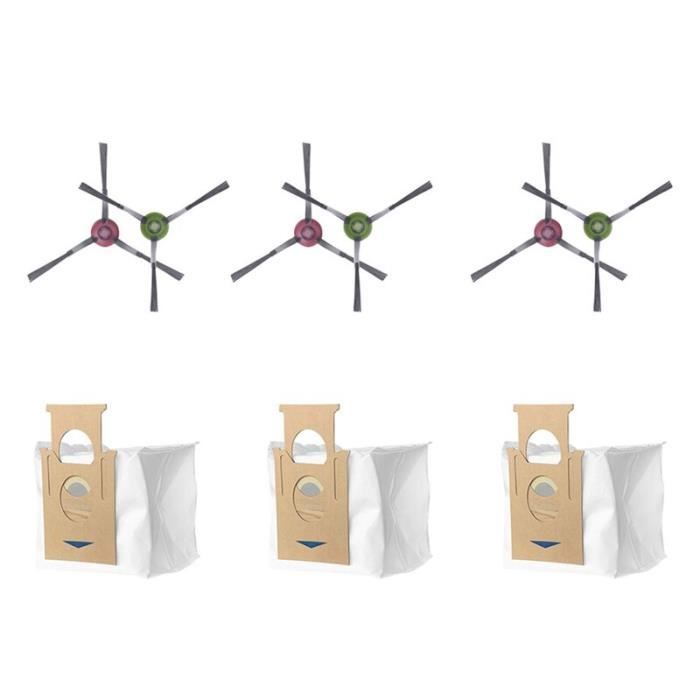 Lot De 12 Sacs à Poussière Pour Aspirateur Robot Roidmi EVE Plus - Remplacement, Haute Capacité, Facile à Vider