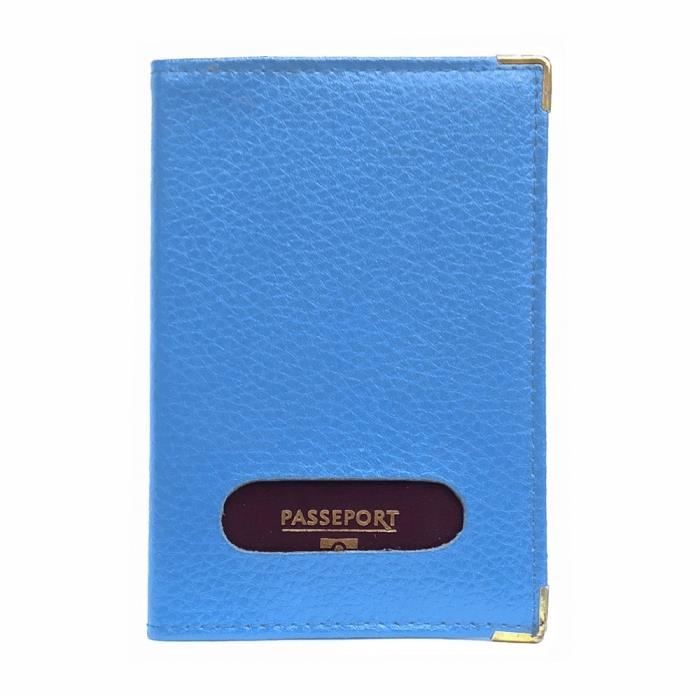Pochette passeport cuir discount
