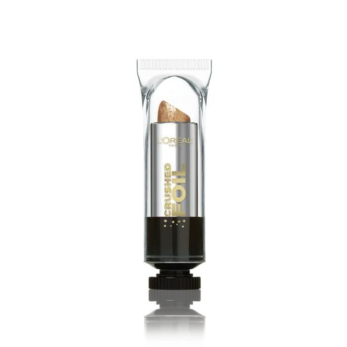 L’Oréal Paris Crushed Foil Metallic Lipstick 6 BRASS, Cuivre, Brass