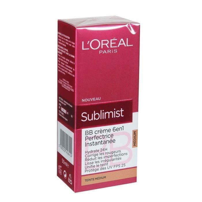 L'Oréal Paris Sublimist BB Creme 6-in-1 – 50 Ml, LSF 25, Für Strahlenden Teint