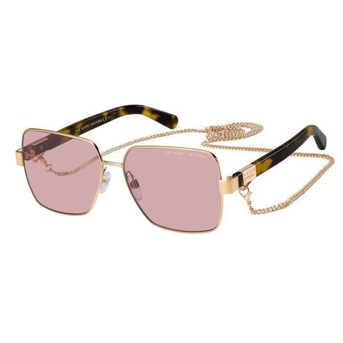 Marc Jacobs lunettes de soleil MARC 495 / S DYE / U1 Or rose 58 mm