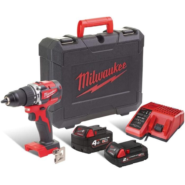 Perceuse Visseuse Milwaukee Brushless M18 Cblpd 422c 2 Batteries 18v 2 0ah 4 0ah 1 Chargeur 4933472116 Achat Vente Perceuse Perceuse Visseuse Milwaukee Cdiscount