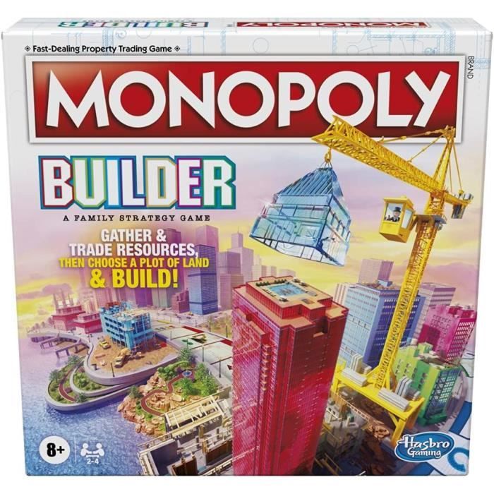Monopoly Jeu de societe, Jeu de strategie, Jeu Familial, Jeux pour Enfants, Jeu Amusant a Jouer, Jeux de societe familiaux