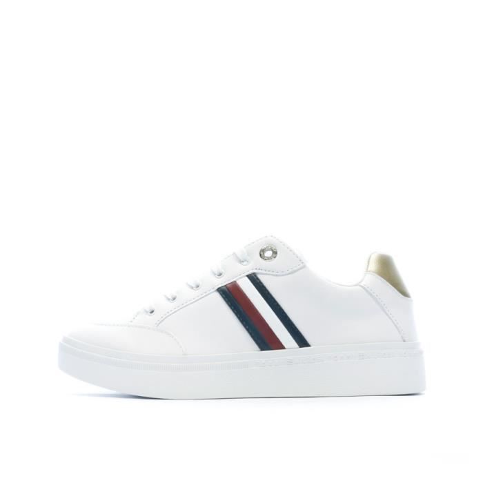 Tommy Hilfiger Baskets Blanches Femme Tommy Hilfiger Elevated Global