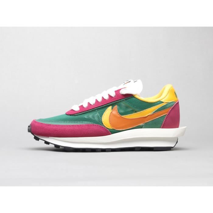 nike sacai waffle rose