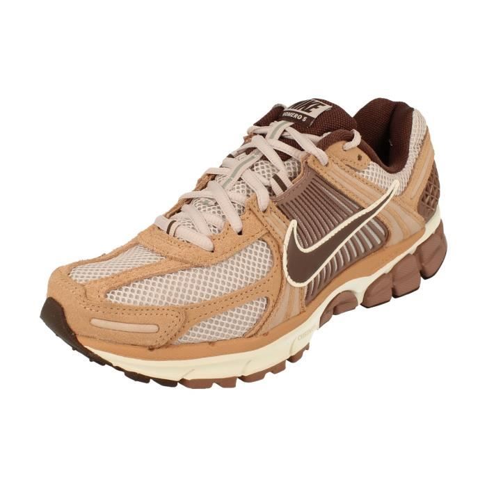 Baskets de running Nike Zoom Vomero 5 pour hommes - Beige - Lacets - Plat - Textile