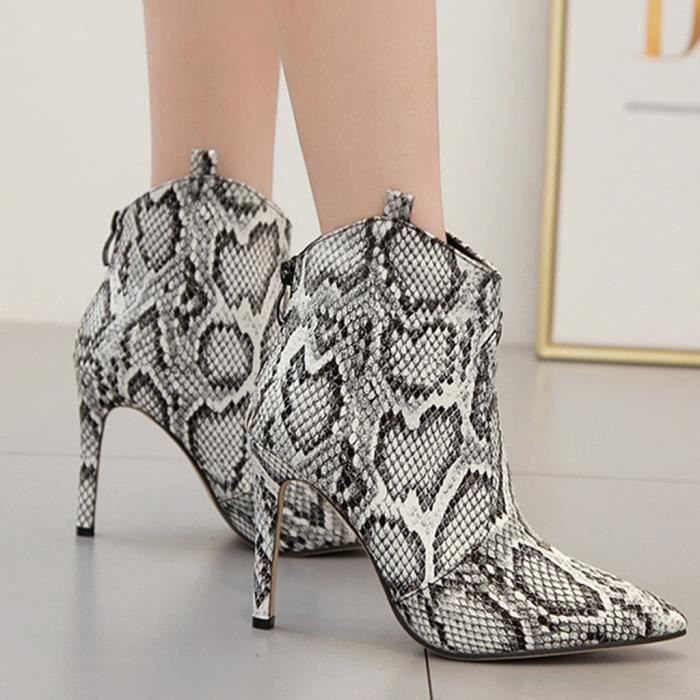 bottes peau de serpent