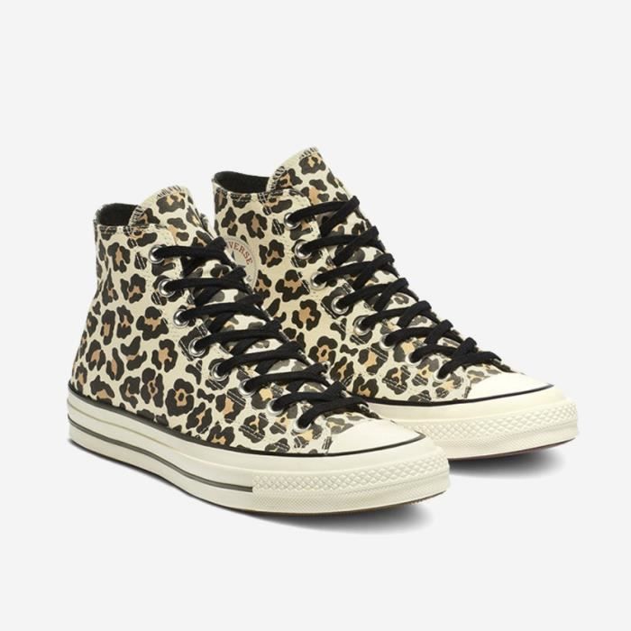 converse haute femme jaune