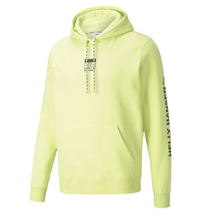 Hoodie jaune fluo sales