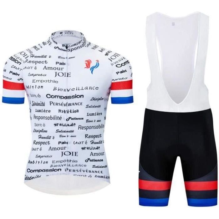 ELNOCSON Hommes Maillot Cyclisme à Manches Courtes Professionnelle Été vélo de Montagne Vêtements Respirant Séchage Cyclisme Tee Shirt