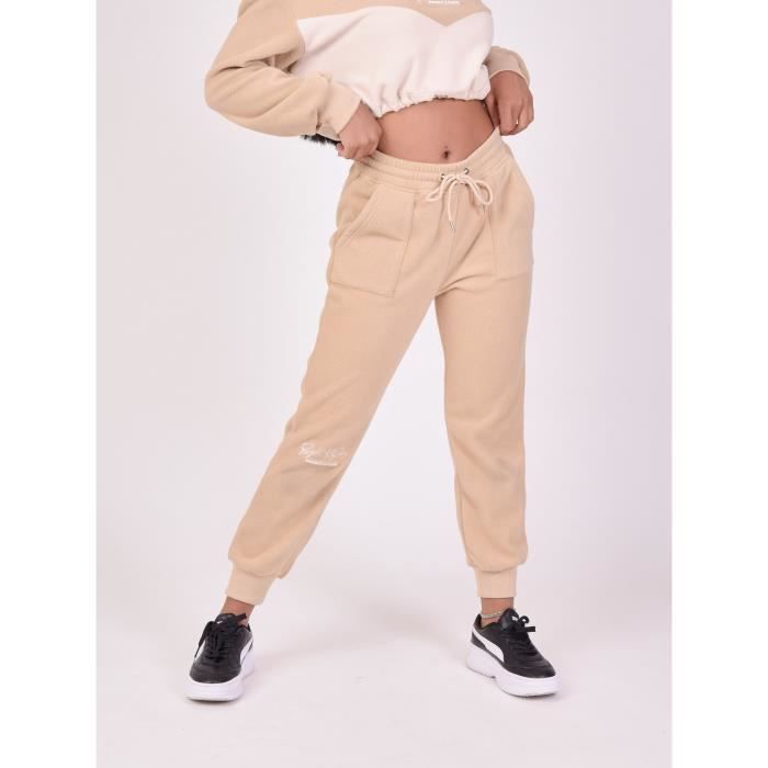 Bas de jogging polaire - PROJECT X PARIS - Femme - Beige - Montagne - Running - Respirant Bas de jogging polaire - PROJECT X PARIS - Femme - Beige - Montagne - Running - Respirant