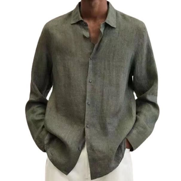 Chemise en lin homme grande taille clearance