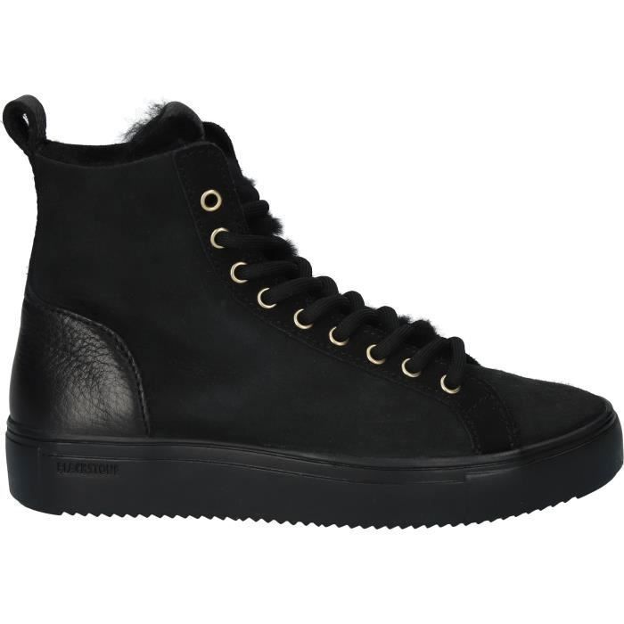 Baskets noires montantes femme shop