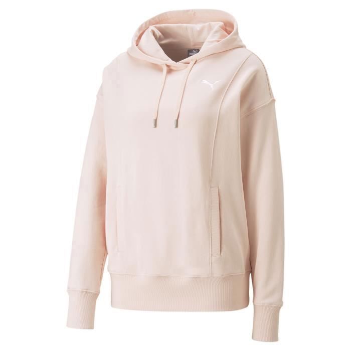 Sweat a capuche femme Puma Her Tr rose dust Rose dust Cdiscount Pret a Porter