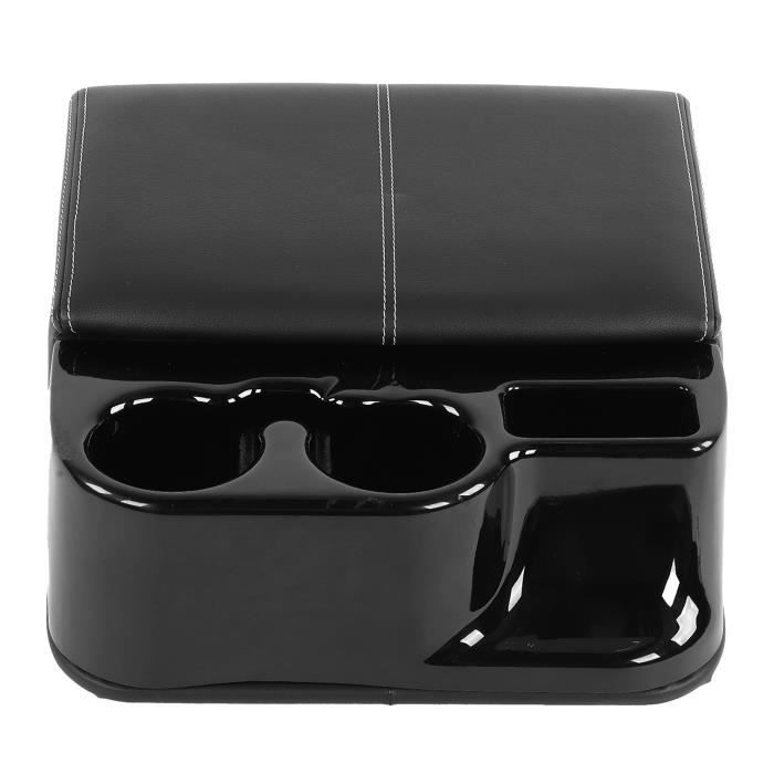 JNNJ Housse Accoudoir Voiture Mousse Mémoire Forme - Confort Et Protection (Noir)
