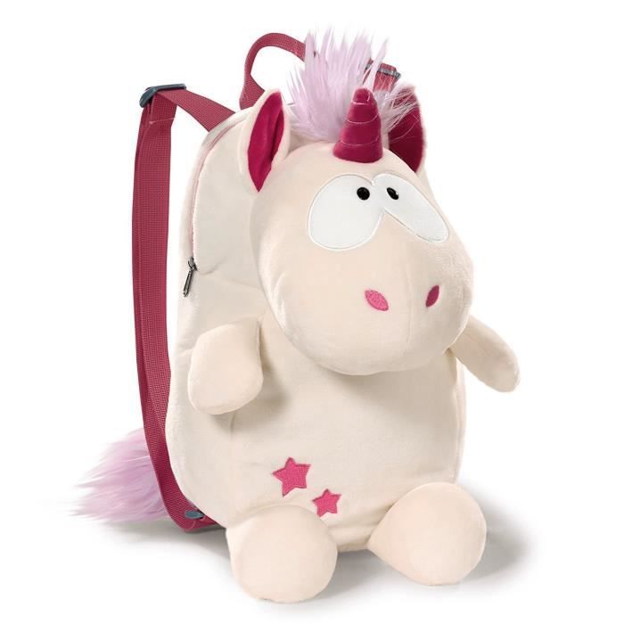 Sac a store dos peluche licorne