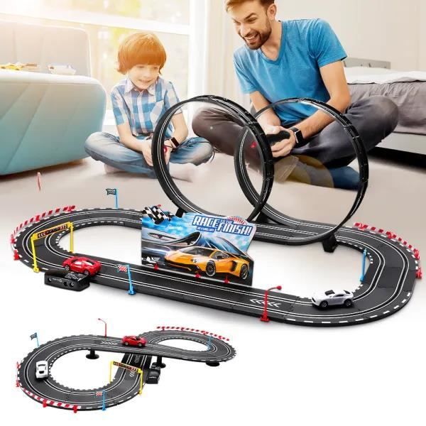 Circuit, voiture et train
