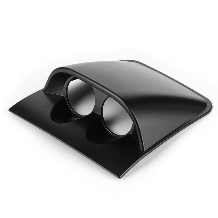 Support Universel Pour Jauges 52mm - Noir ABS - Montage Pilier Triple (3 Trous) - Conduite à Gauche (LHD)