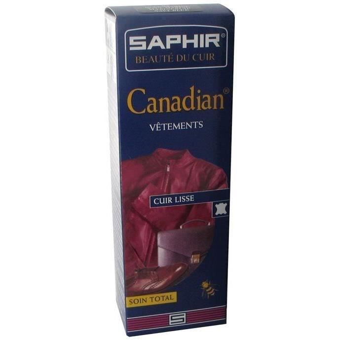 SAPHIR Cr&egrave;me cirage Canadian - rouge herm&egrave;s - 75 mL 