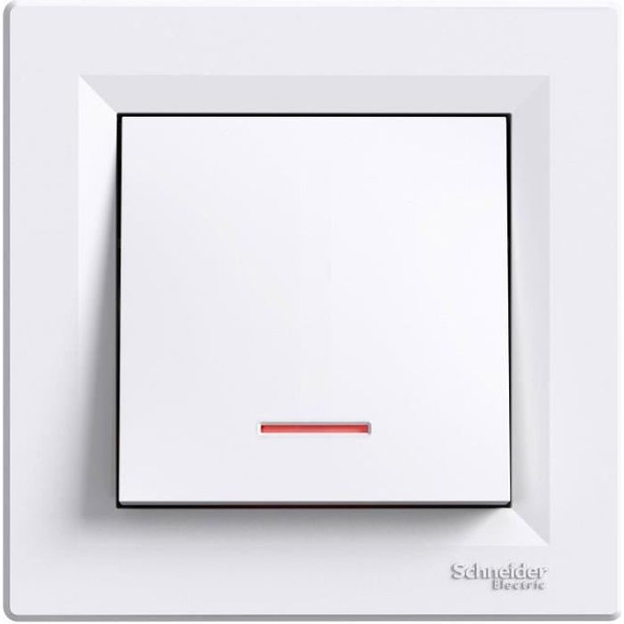 Schneider Electric Interrupteur Poussoir Lumineux Encastrable Asfora 10 A Achat Vente Interrupteur Poussoir Lumineux Asfora Cdiscount