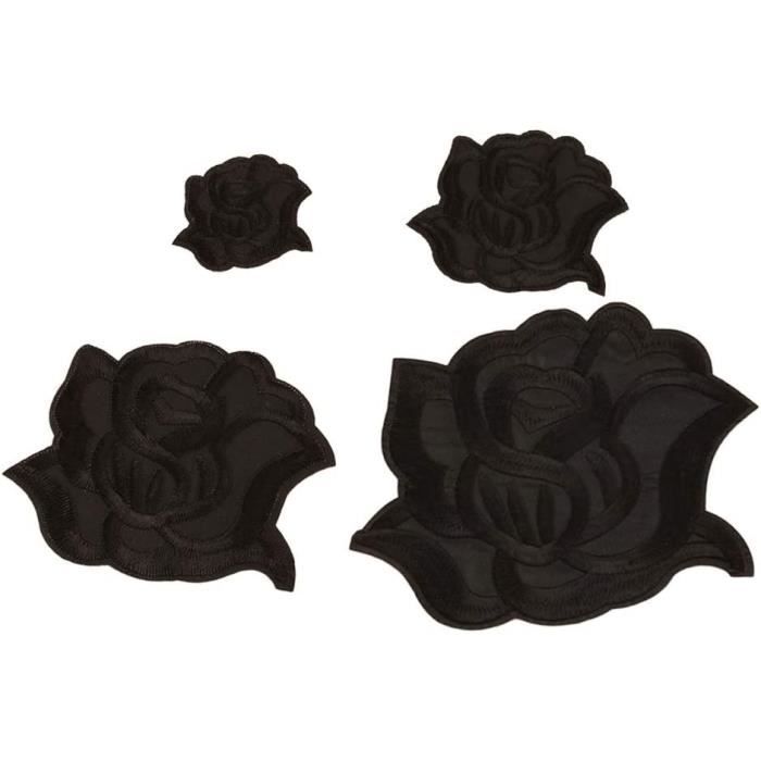 Emdomo Lot De 2 écussons Thermocollants Motif Tête De Mort