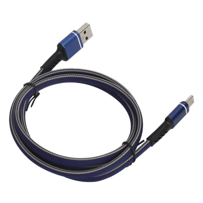 NAKCâble de transfert de données USB à charge rapide intelligente 5A 1 m pour téléphone mobile