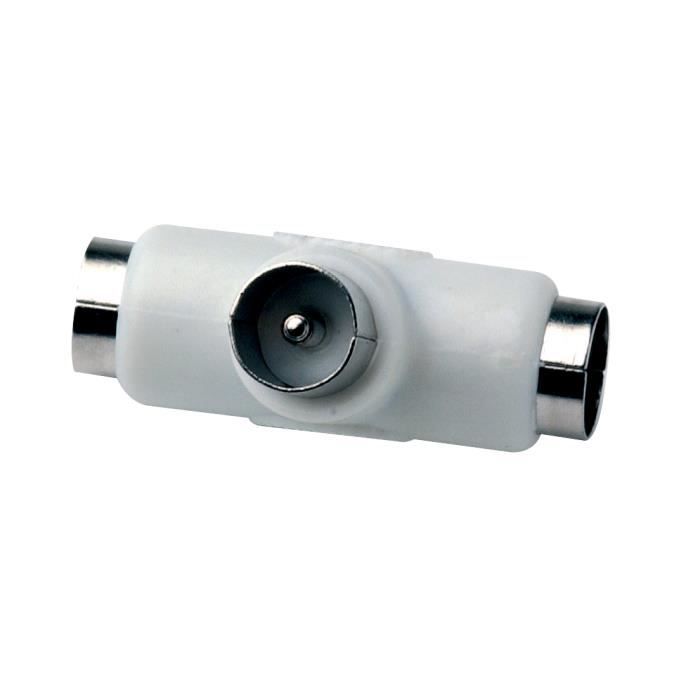 TNB doubleur antenne tv 9mm male / 2 x 9 femelle - câble tv - vidéo - son,  avis et prix pas cher - Cdiscount