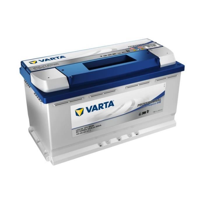 VARTA Batterie acide DUAL PURPOSE EFB COMPACT 95Ah Camping-car Gris
