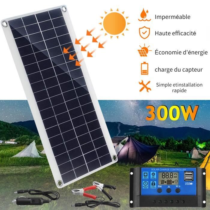 Panneau solaire WELAN 300W avec contrôleur 100A pour toiture solaire ...