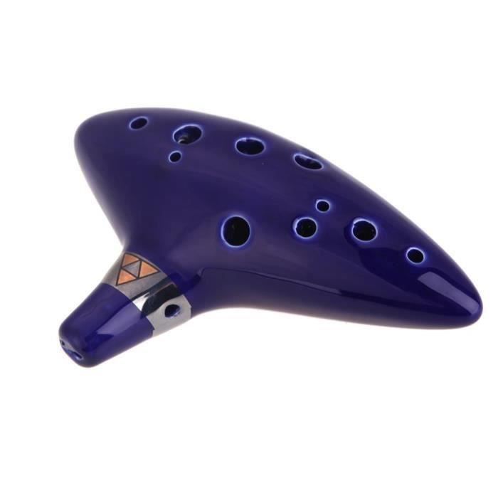 Ocarina Verloco Celluda 12 Trous - Instrument Zelda En Céramique, Pour Débutants Et Collectionneurs