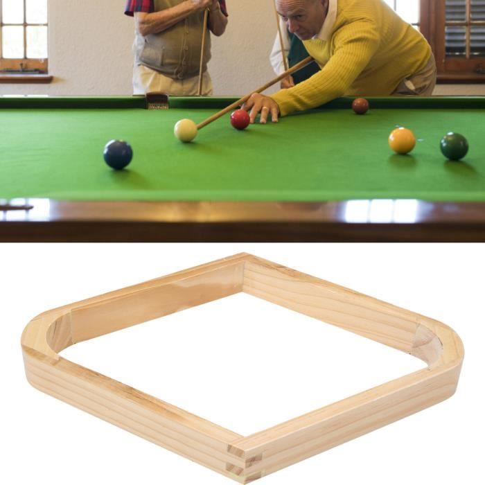 Triangle de Billard en Bois Blanc main image 1