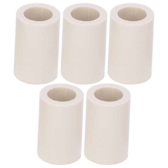 ZERONE 40pcs Embouts Canne Billard Blancs en Fibre Accessoires de Réparation de Queue de