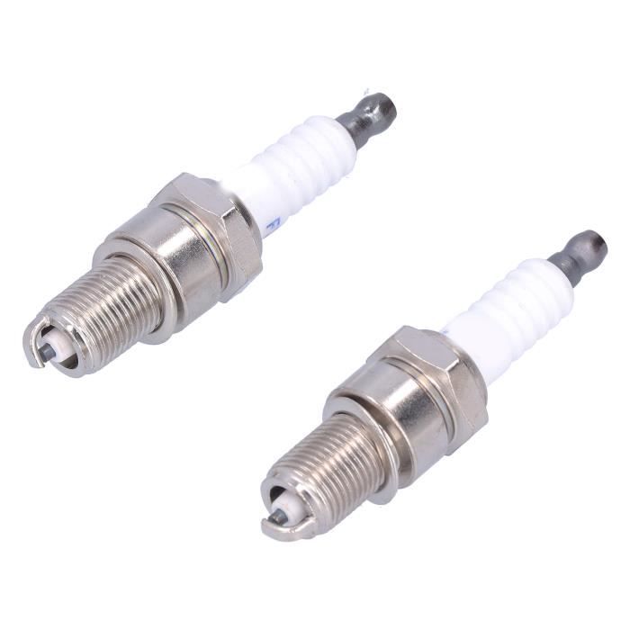 Bougie Allumage E3 Replacement Lot De 2 Bougies D'allumage En Alliage D'aluminium F6RTC Pour Pieces Mtd Câble Tondeuse Briggs Stratton