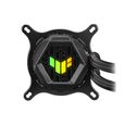 TUF Gaming LC 240 ARGB, refroidisseur liquide de CPU tout-en-un doté de Aura Sync et de deux ventilateurs de radiateur ARGB 120 mm-1