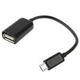 Micro USB Host OTG Cord câble adaptateur pour Samsung / Nokia / Sony Google Android Phone Tablet-1