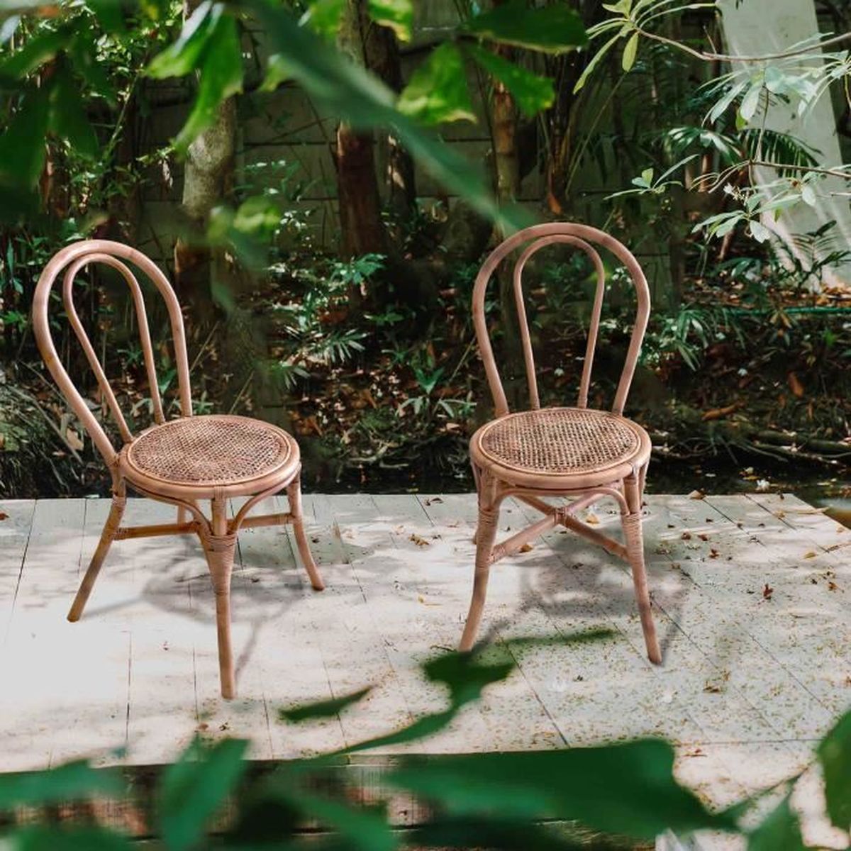 2 pièces 19x19 pouces coussins de chaise en osier de jardin doux  confortable fauteuil coussins de siège épaissir coussin de siège,gris clair