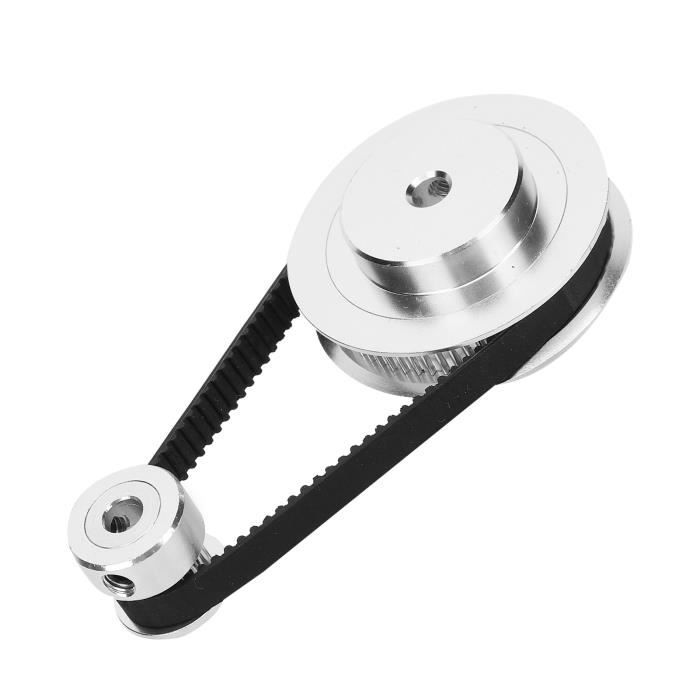 Sourcing Map - Poulie Folle Aluminium 20 Dents, Alésage 12mm | Pour Courroie GT2 5mm Largeur | CNC, Imprimante 3D