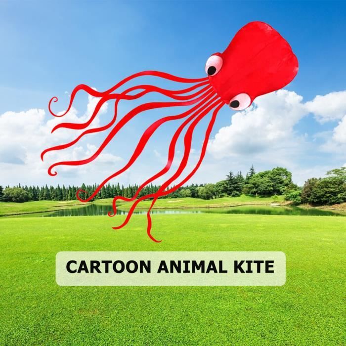 Cerf-volant,Cerf-volant pieuvre géant pour enfants,jouet éducatif,Kit