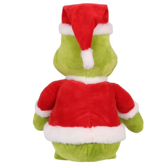 Grinch Grande peluche/mascotte de Noël, lumineuse, 50 cm