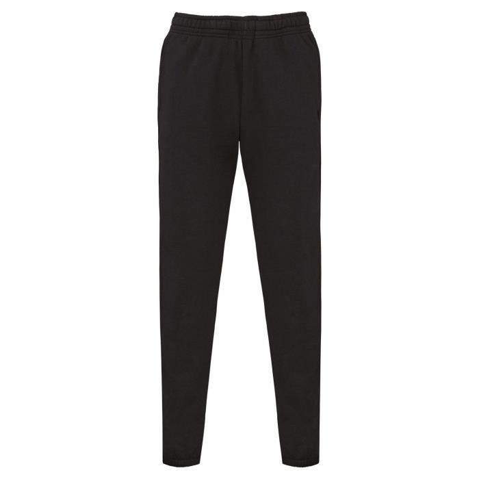 Jogging pantalon en molleton noir pour homme