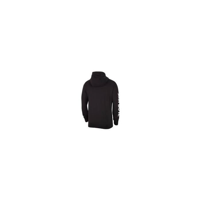 Sweat a capuche Nike SPORTWEAR JUST DO IT FULL ZIP FLEECE Ref. BV5080 010 Noir Homme Manches longues Noir Cdiscount Pret a Porter