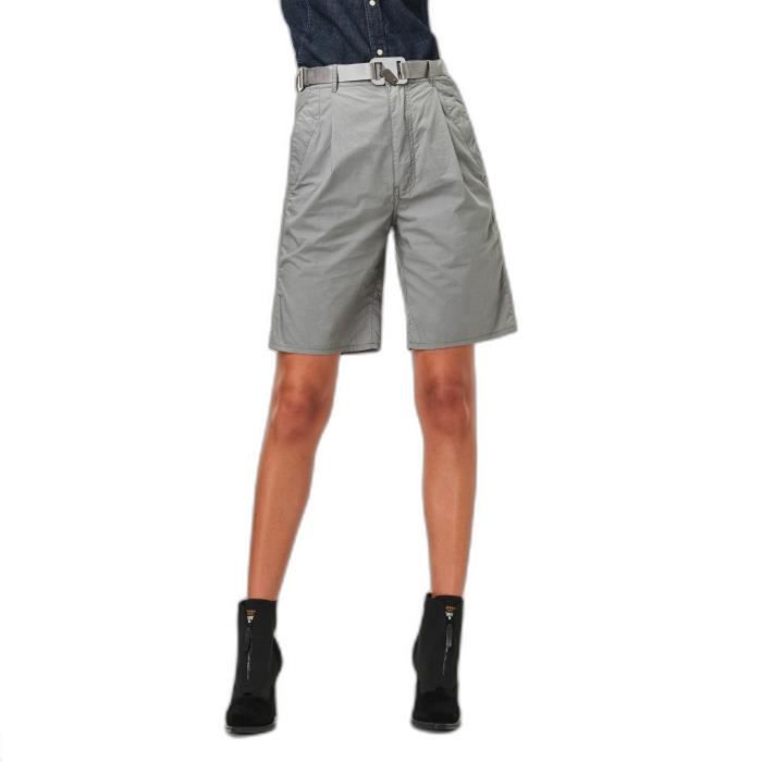 Short chino femme G Star Lt building Gris Lt building