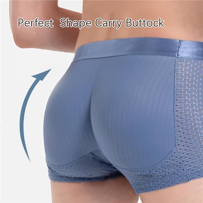 Boxershorty,Sousvêtement rembourré en U convexe pour homme,sous